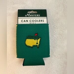 Masters Augusta National Can coolers. Set of 2 koozies. NWT
